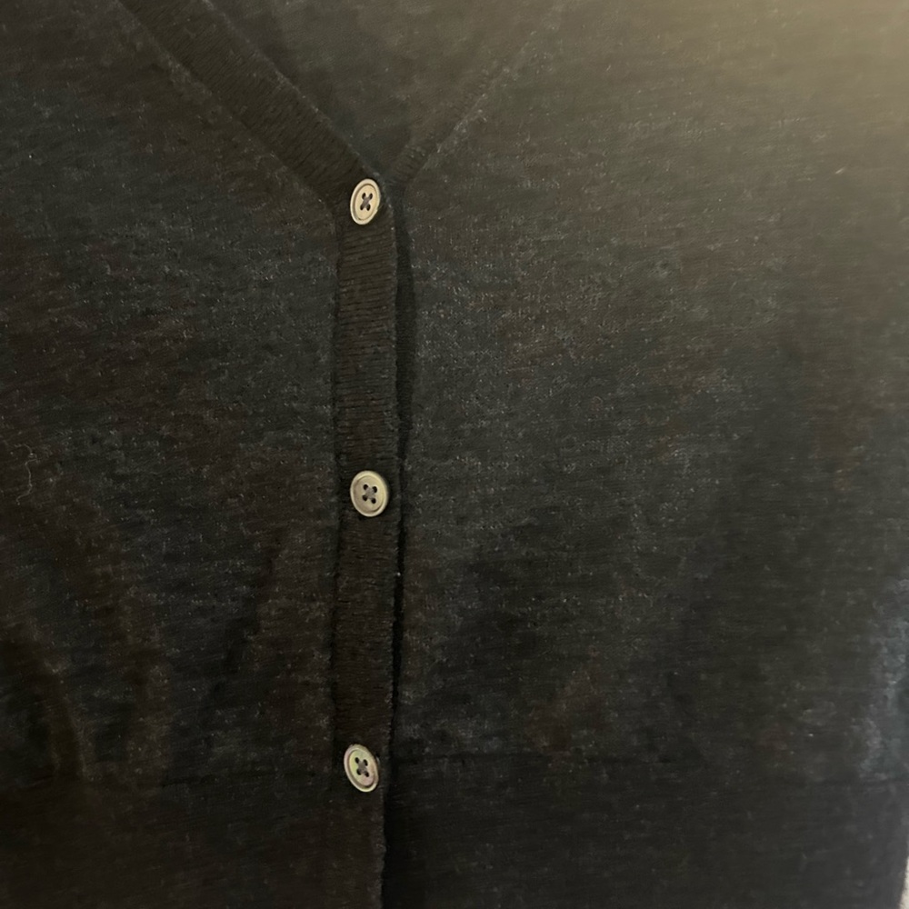 Everlane Black Cardigan Sweater
